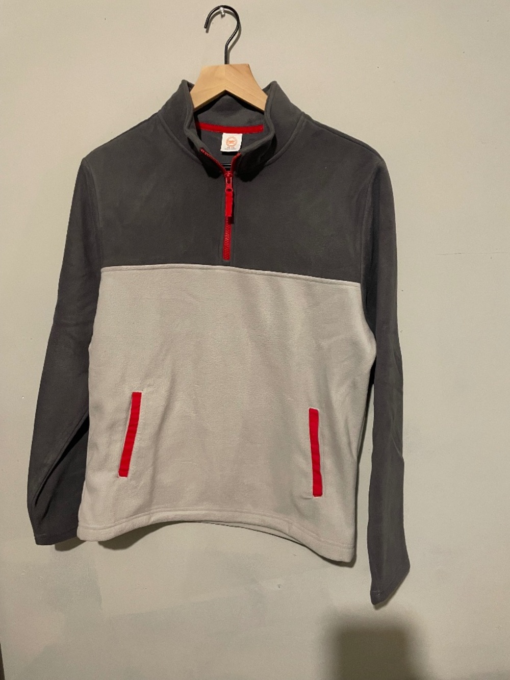 Wonder nation women’s XXL gray pullover a quarter zipper